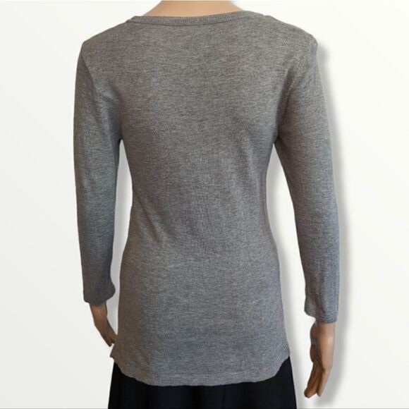 Vince Camuto Gray Layered Sweater - Picture 2 of 5